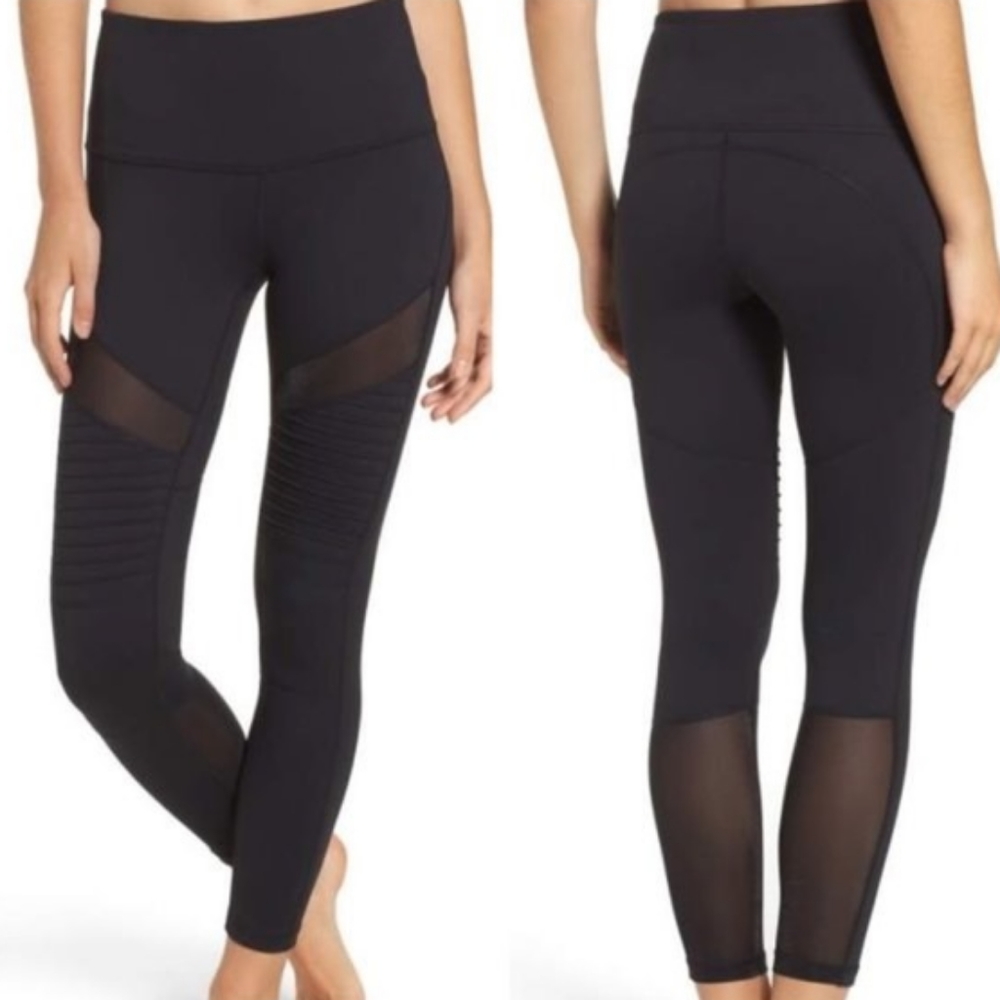 Zella Autumn High Waist Moto Ankle Leggings